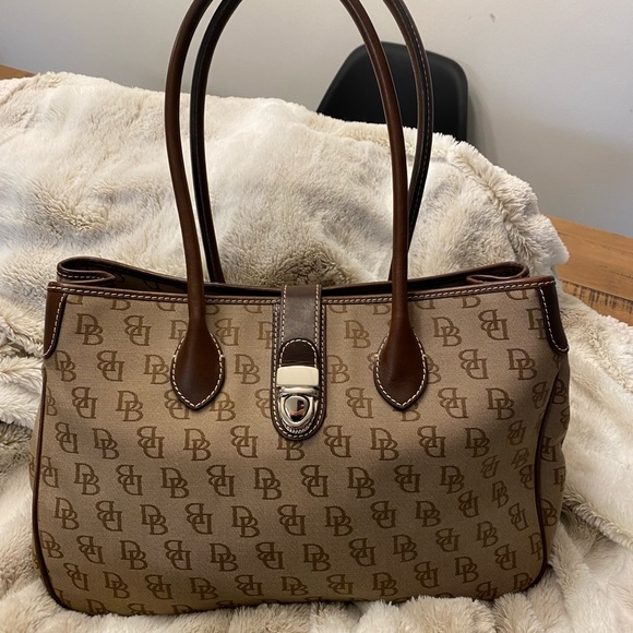 Dooney & Bourke Handbags - Dooney & Bourke Signature Monogram Shoulder Bag